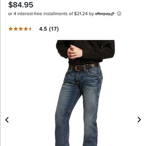Ariat slim straight men’s jeans